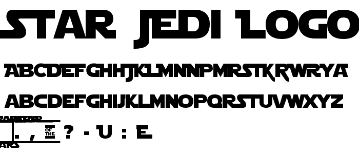 Star Jedi Logo MonoLine police